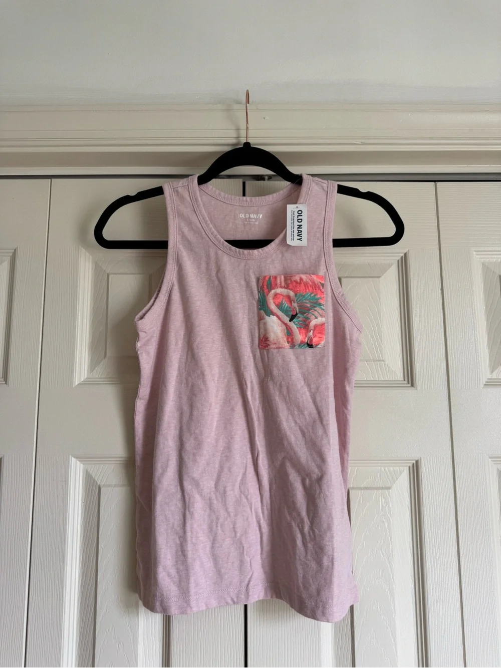 NWT Old Navy Softest Printed Pocket Tank Top for Boys Size Large 10/12